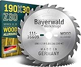 QUALITÄT AUS DEUTSCHLAND Bayerwald Werkzeuge Sägeblatt (190x30)
